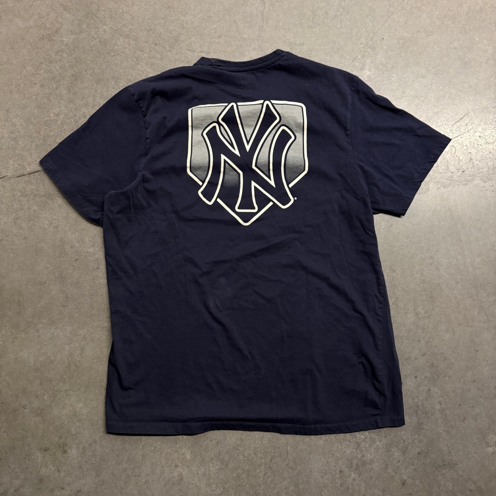 47 Brand New York Yankees Navy Blue Graphic T-Shirt Mens XXL MLB Baseball Tee